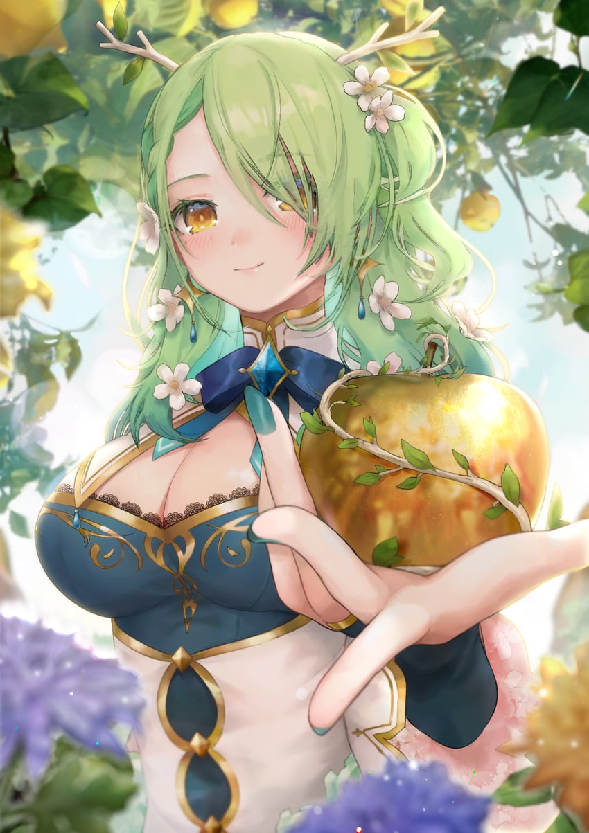ceres fauna (hololive and 1 more) drawn by nelly_(altsarespicy)