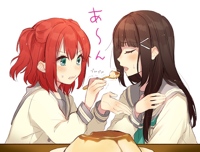 kurosawa dia and kurosawa ruby (love live! and 1 more) drawn by sudach_koppe