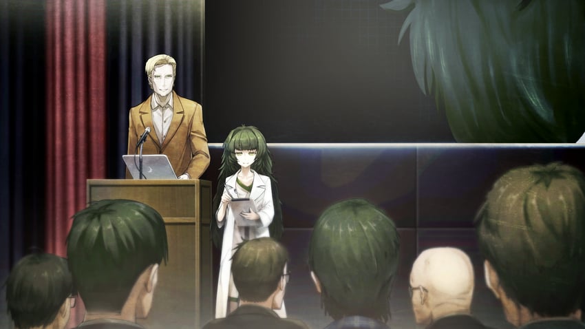 hiyajou maho and alexis leskinen (steins;gate and 1 more) drawn by huke