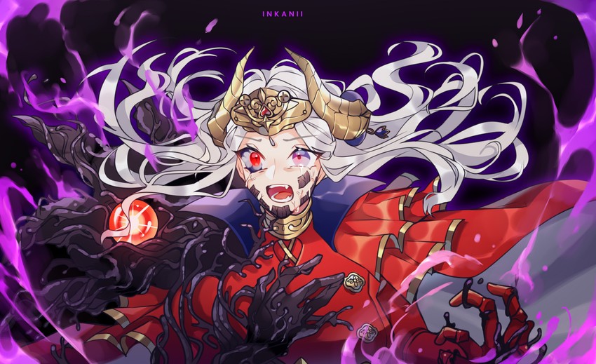 edelgard von hresvelg (fire emblem and 2 more) drawn by inkanii