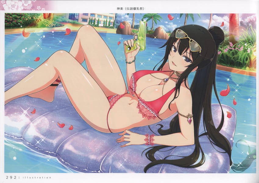 kagura (senran kagura and 1 more) drawn by yaegashi_nan