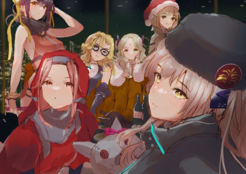 charlotta skopovskaya, irene redmayne, li yingxia, maria de angelis, vritika balakrishnan, and 1 more (heaven burns red) drawn by no53_(pixiv_77486930)