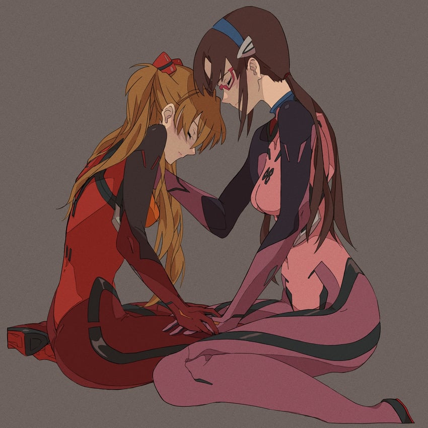souryuu asuka langley and makinami mari illustrious (neon genesis evangelion and 1 more) drawn by 946083d1