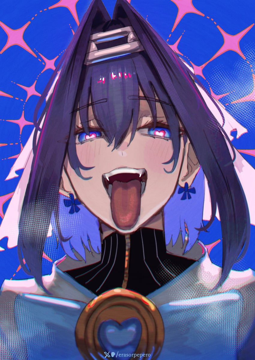 ouro kronii (hololive and 1 more) drawn by erasorpepero