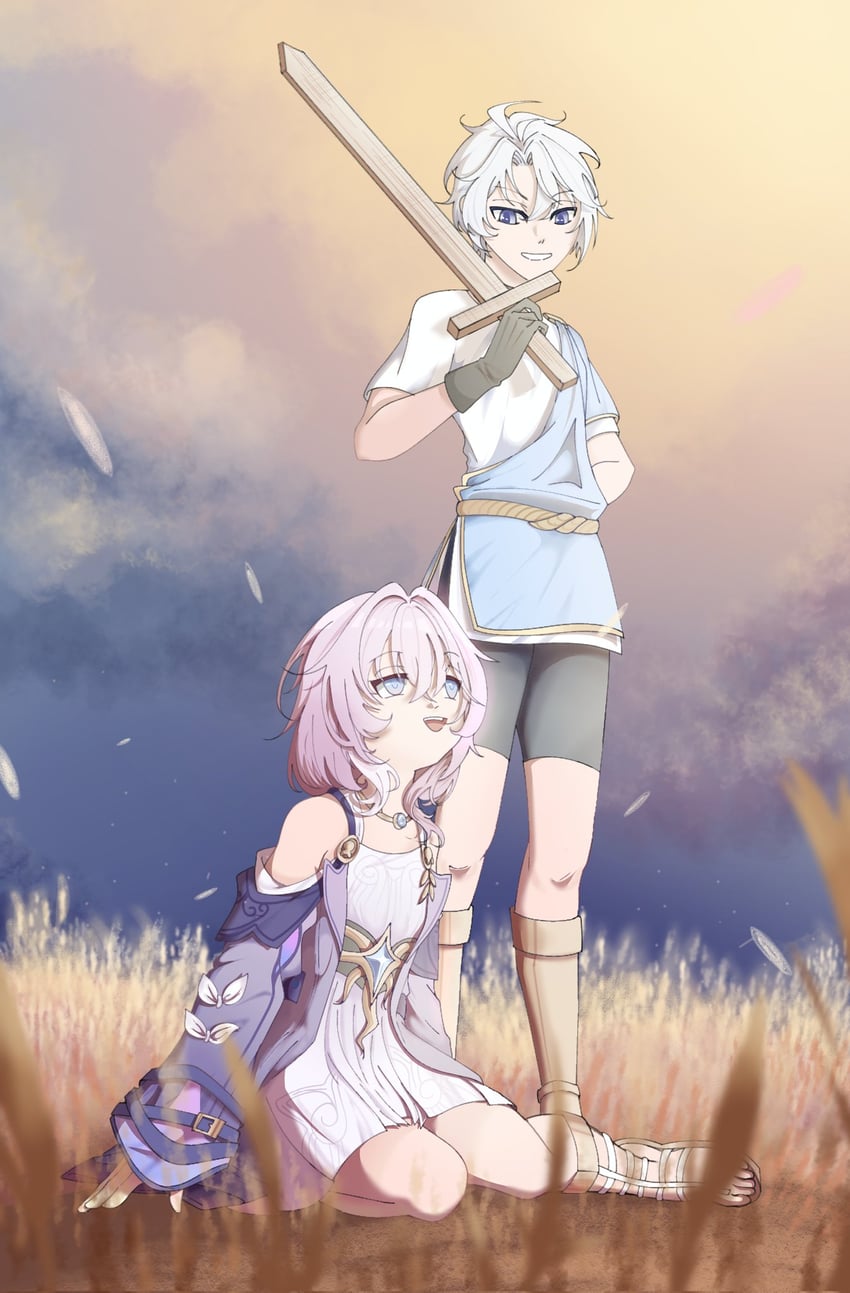 phainon and cyrene (honkai and 1 more) drawn by adalandairis