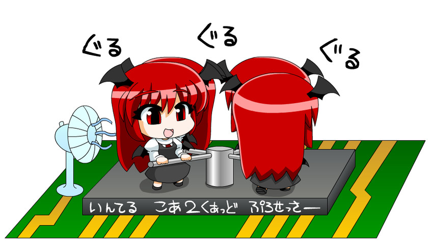 koakuma (touhou and 1 more) drawn by yamato_damashi