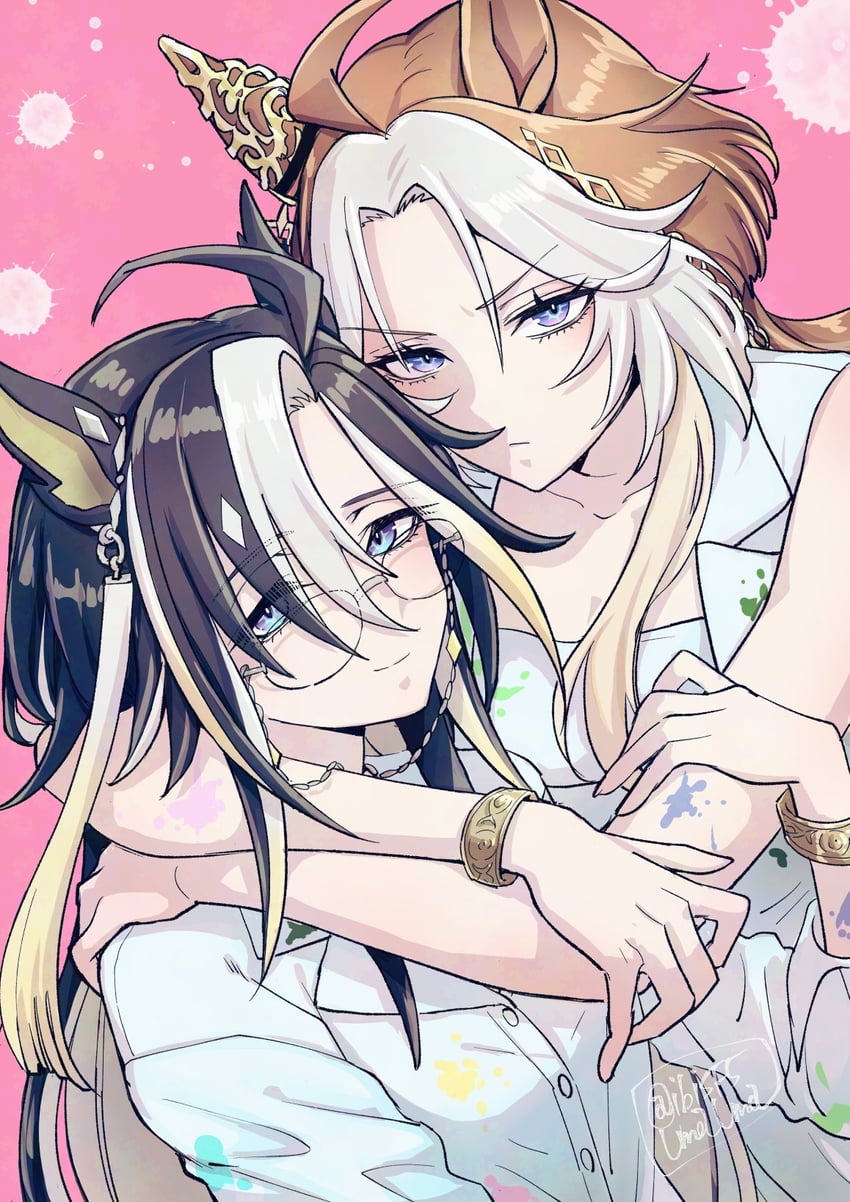 orfevre and dream journey (umamusume) drawn by hi_(ibisf5umauma)