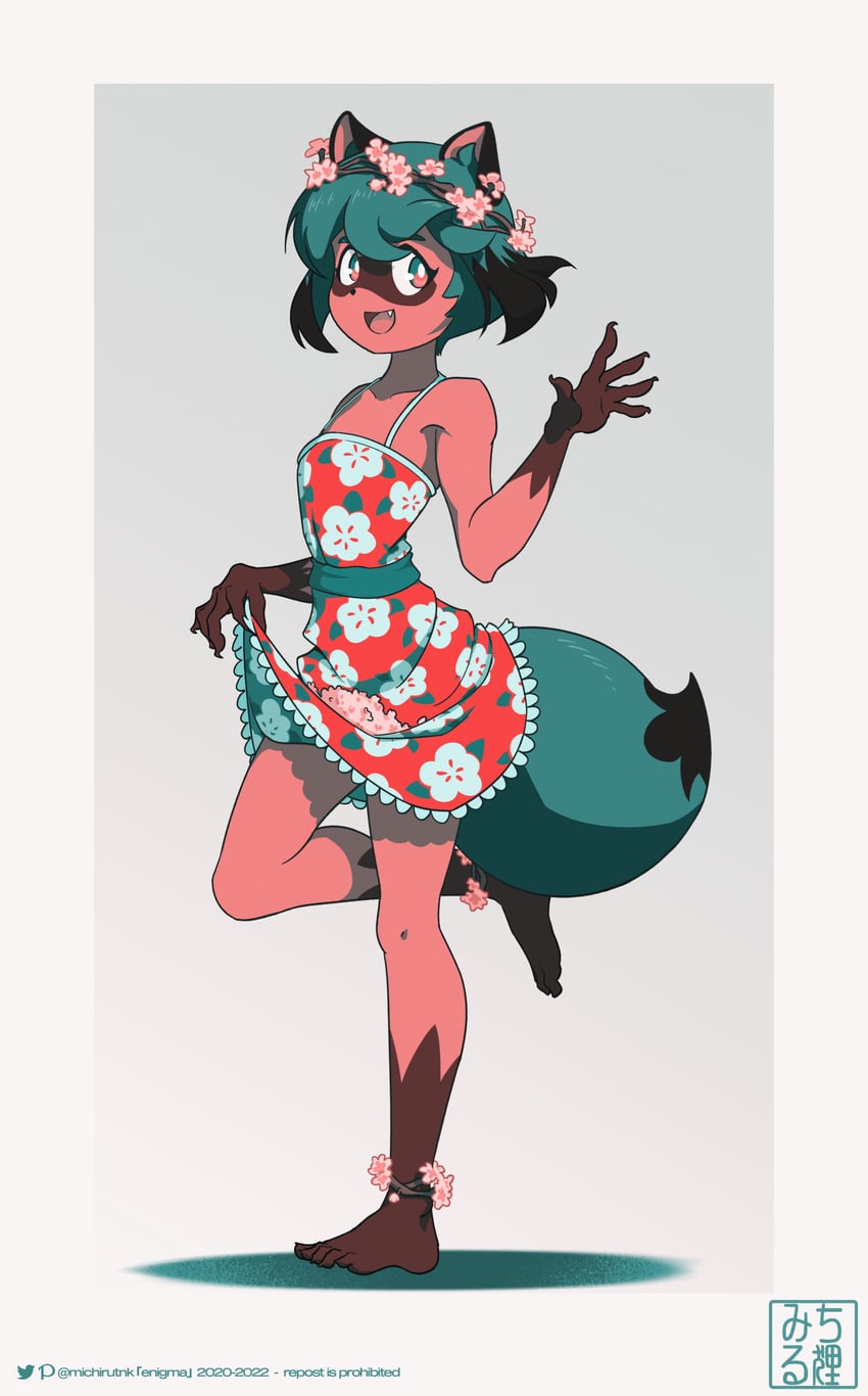 kagemori michiru (brand new animal) drawn by michirutnk