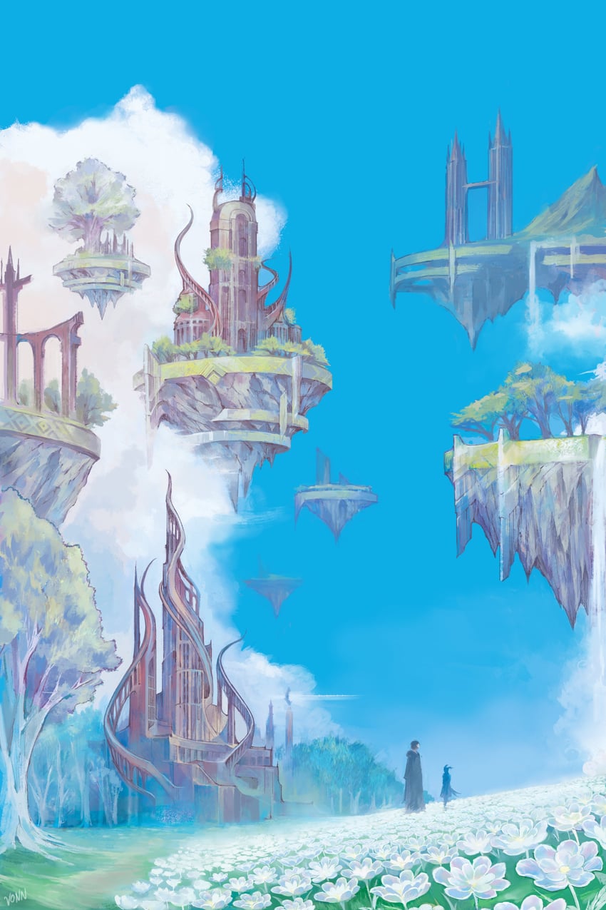 meteion and hermes (final fantasy and 1 more) drawn by arizdigitalart