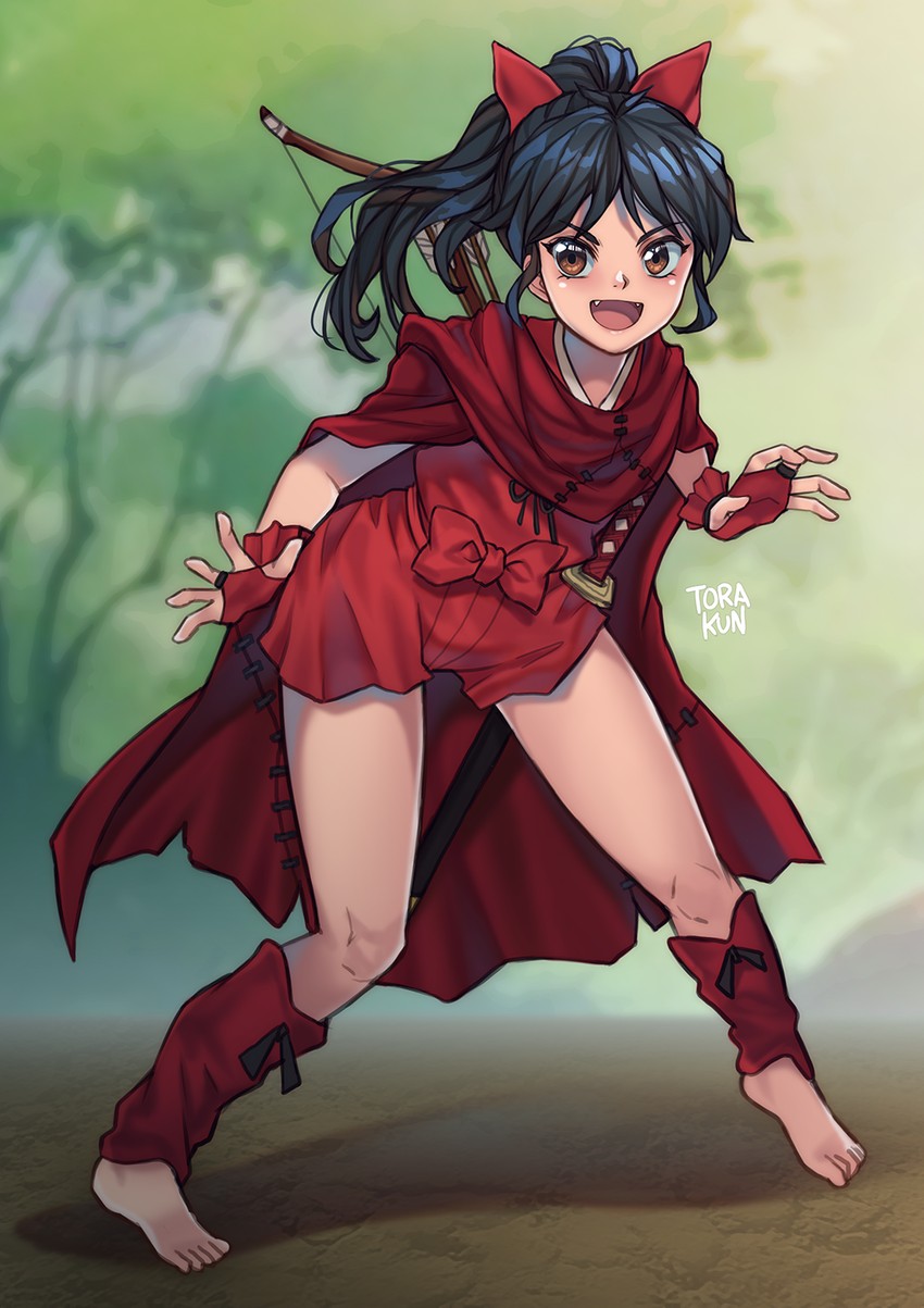 moroha (inuyasha and 1 more) drawn by torakun14