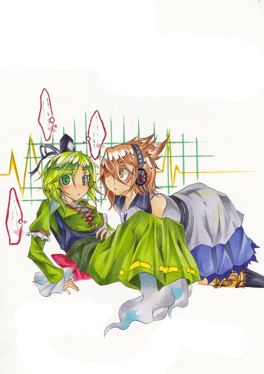 toyosatomimi no miko and soga no tojiko (touhou) drawn by inui_(artist)