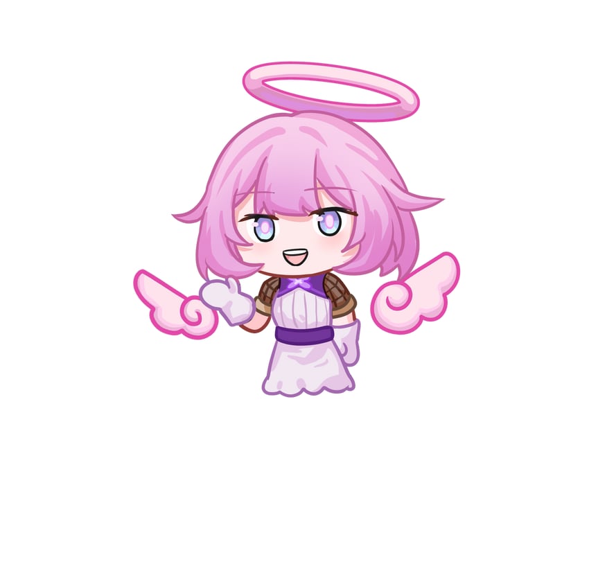 elf elysia (honkai and 1 more) drawn by mobiwusi
