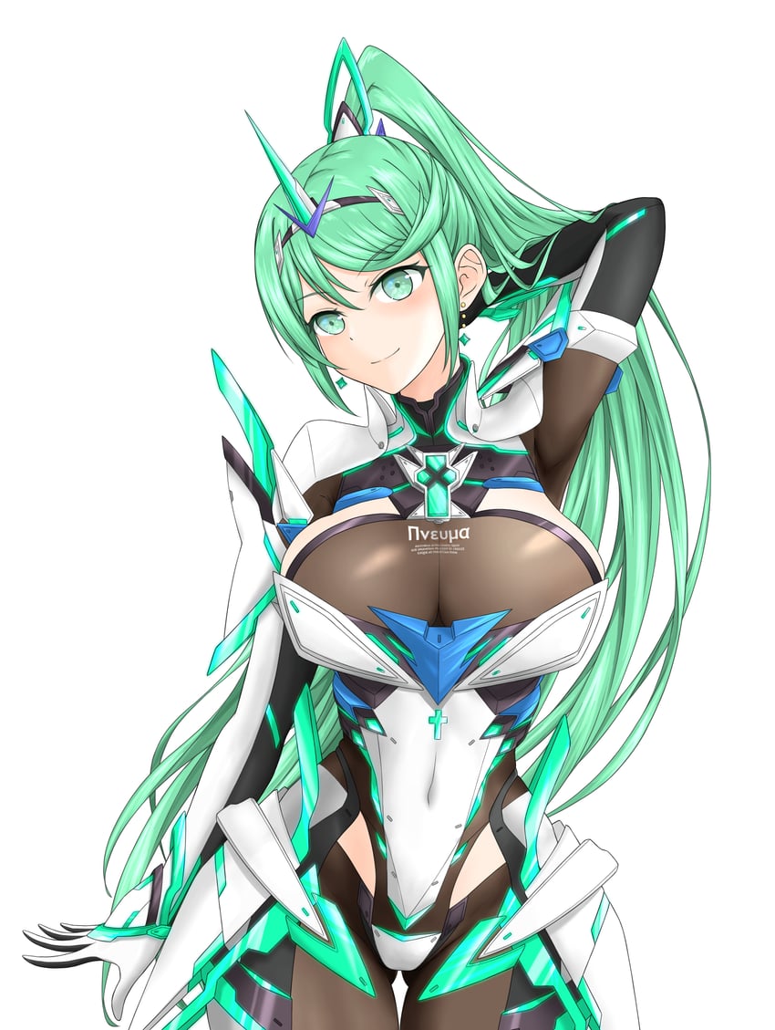 pneuma (xenoblade chronicles and 1 more) drawn by feichu_keju