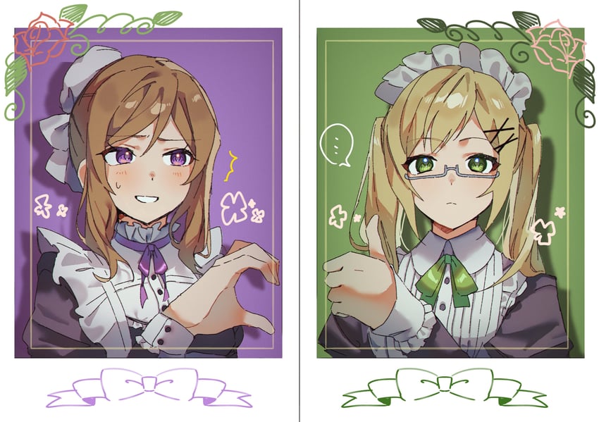 united kingdom and france (axis powers hetalia) drawn by ka_henkaku