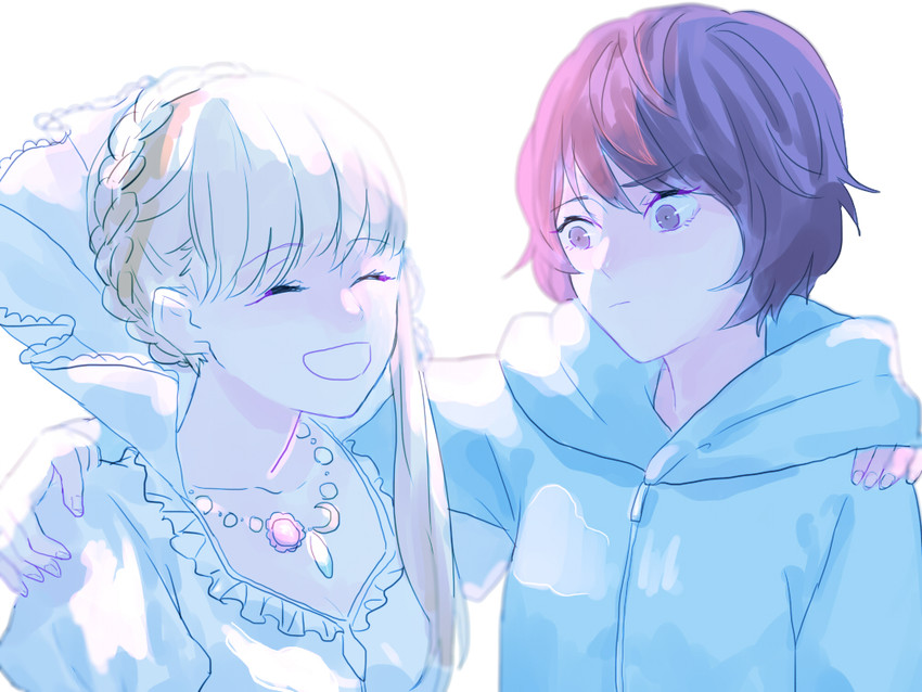 asseylum vers allusia and rayet areash (aldnoah.zero) drawn by kurusu_awa