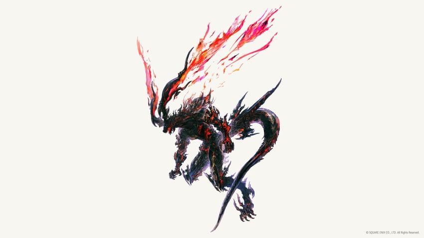 ifrit (final fantasy and 1 more) drawn by takahashi_kazuya
