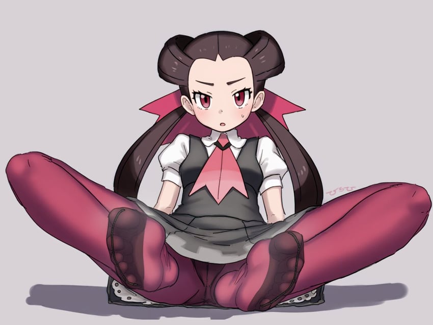 roxanne (pokemon and 1 more) drawn by vchii_usagi
