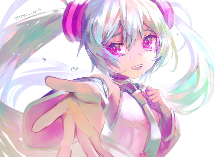 hatsune miku (vocaloid and 1 more) drawn by ito_taera
