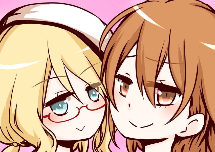 i-8 and misaka worst (kantai collection and 1 more) drawn by i.u.y