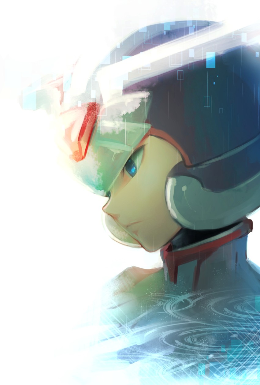 x and cyber elf x (mega man and 1 more) drawn by hineko22