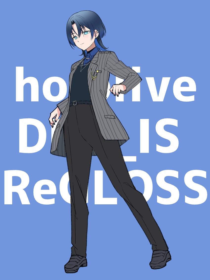 hiodoshi ao (hololive and 1 more) drawn by ishida_aya