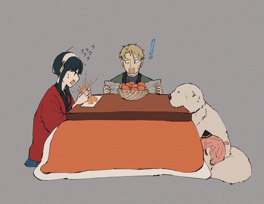 yor briar, anya, and twilight (spy x family) drawn by umk_umi