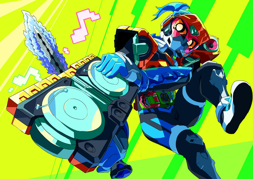 kamen rider brave (kamen rider and 1 more) drawn by otokamu