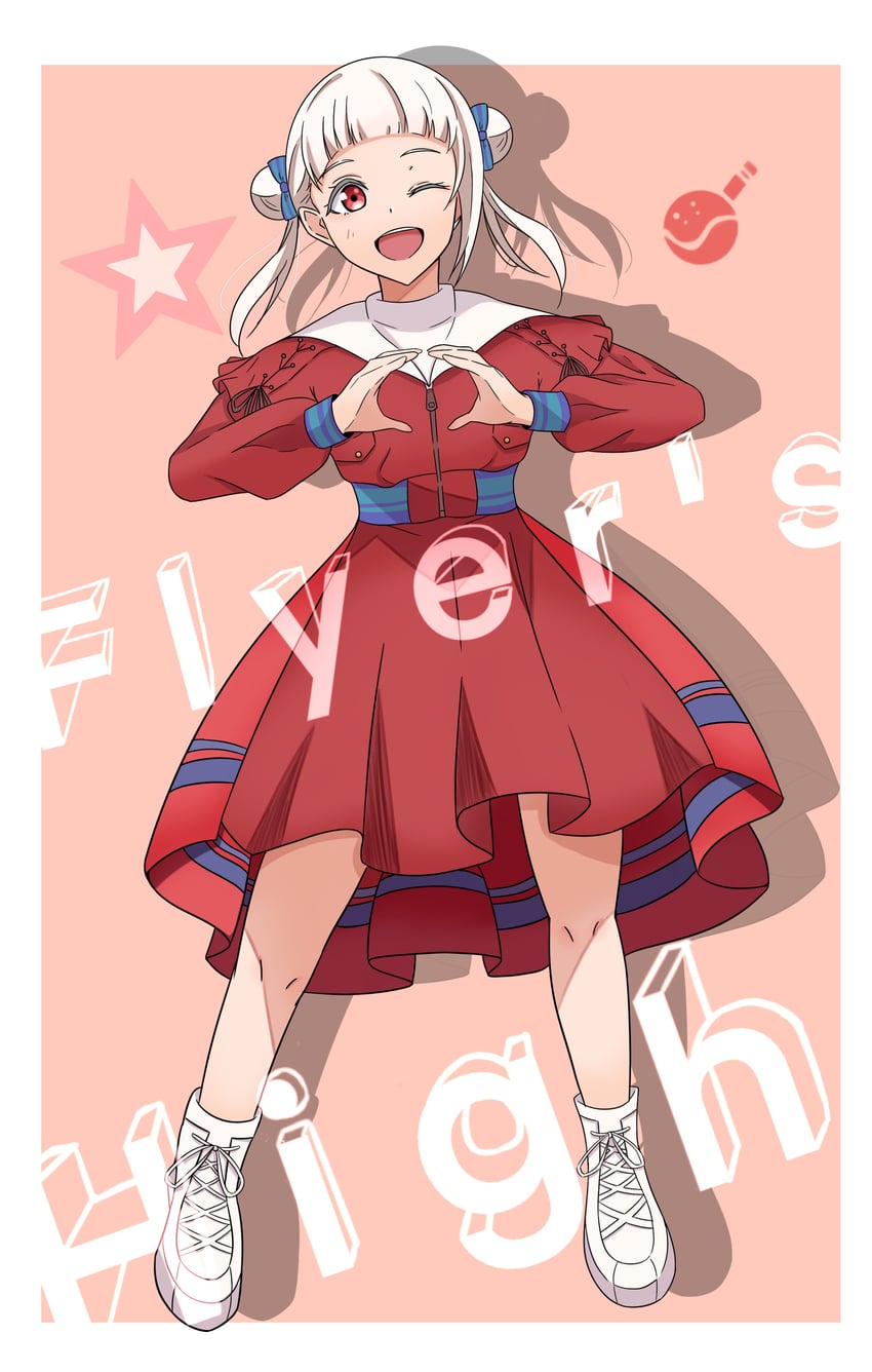 arashi chisato (love live! and 1 more) drawn by shita_ryo129