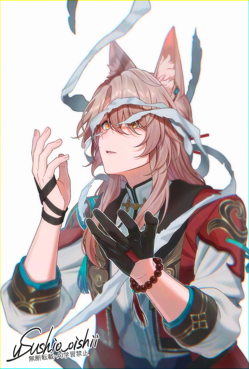 jiaoqiu (honkai and 1 more) drawn by usushio_oishii