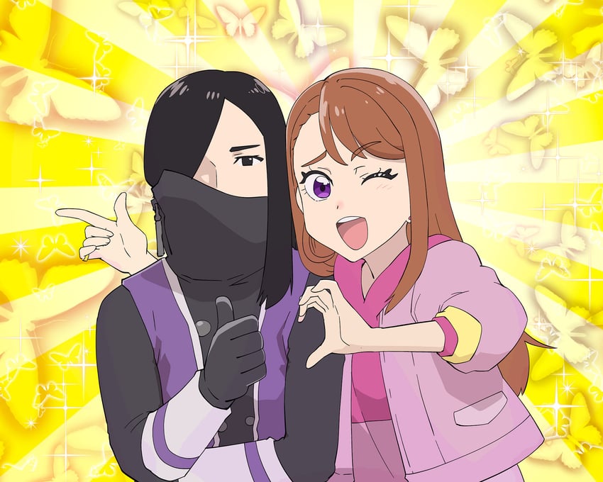 hijiri ageha and rita kanisuka (precure and 3 more) drawn by ueyama_michirou