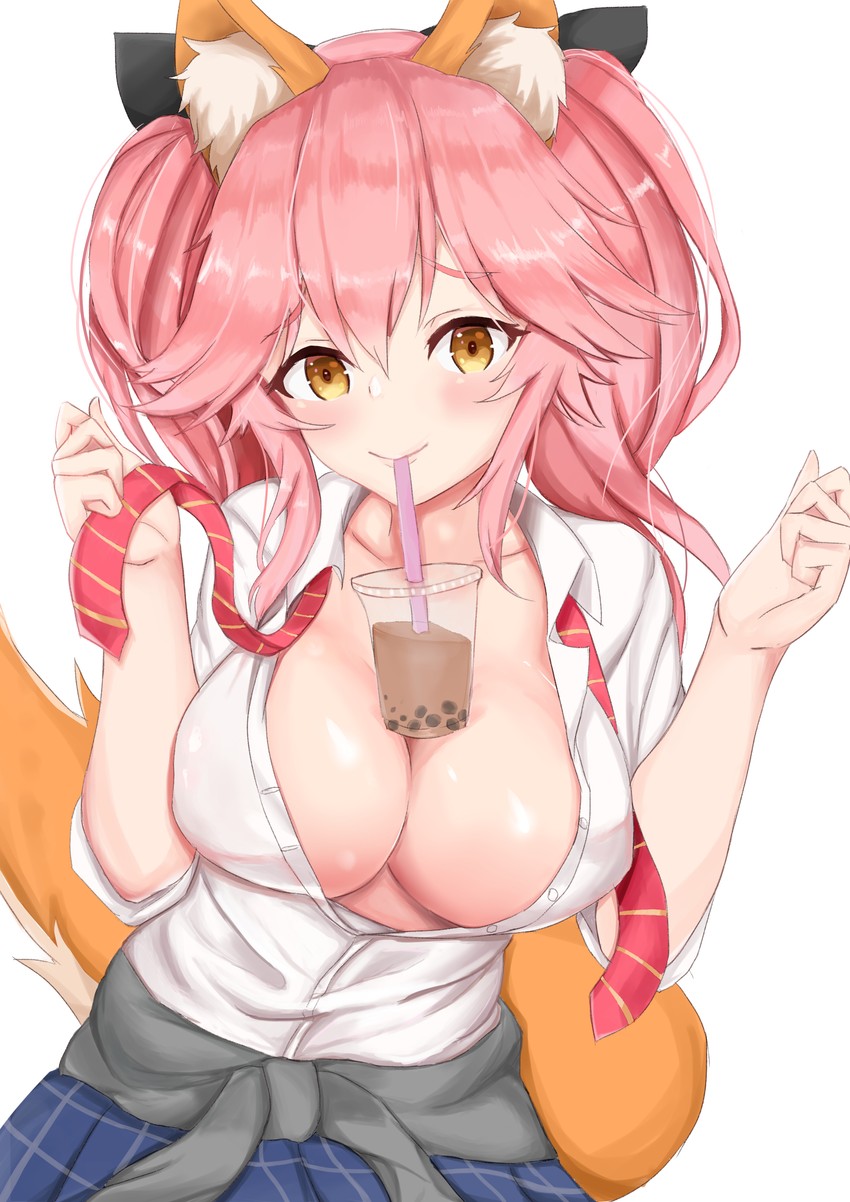 tamamo and tamamo jk (fate and 3 more) drawn by kuro_(blackpgmickey)