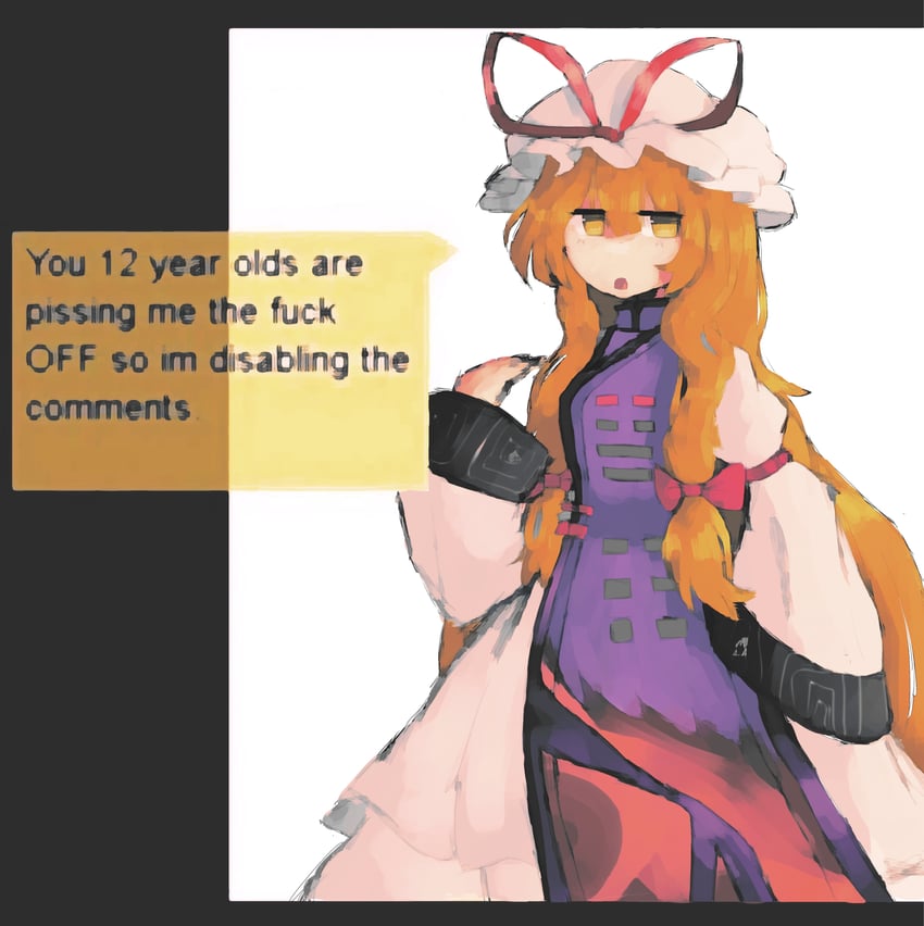 yakumo yukari (touhou and 1 more) drawn by iesonatana