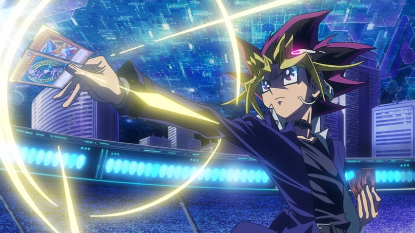 dark magician girl, muto yugi, and dark magician (yu-gi-oh! and 2 more)