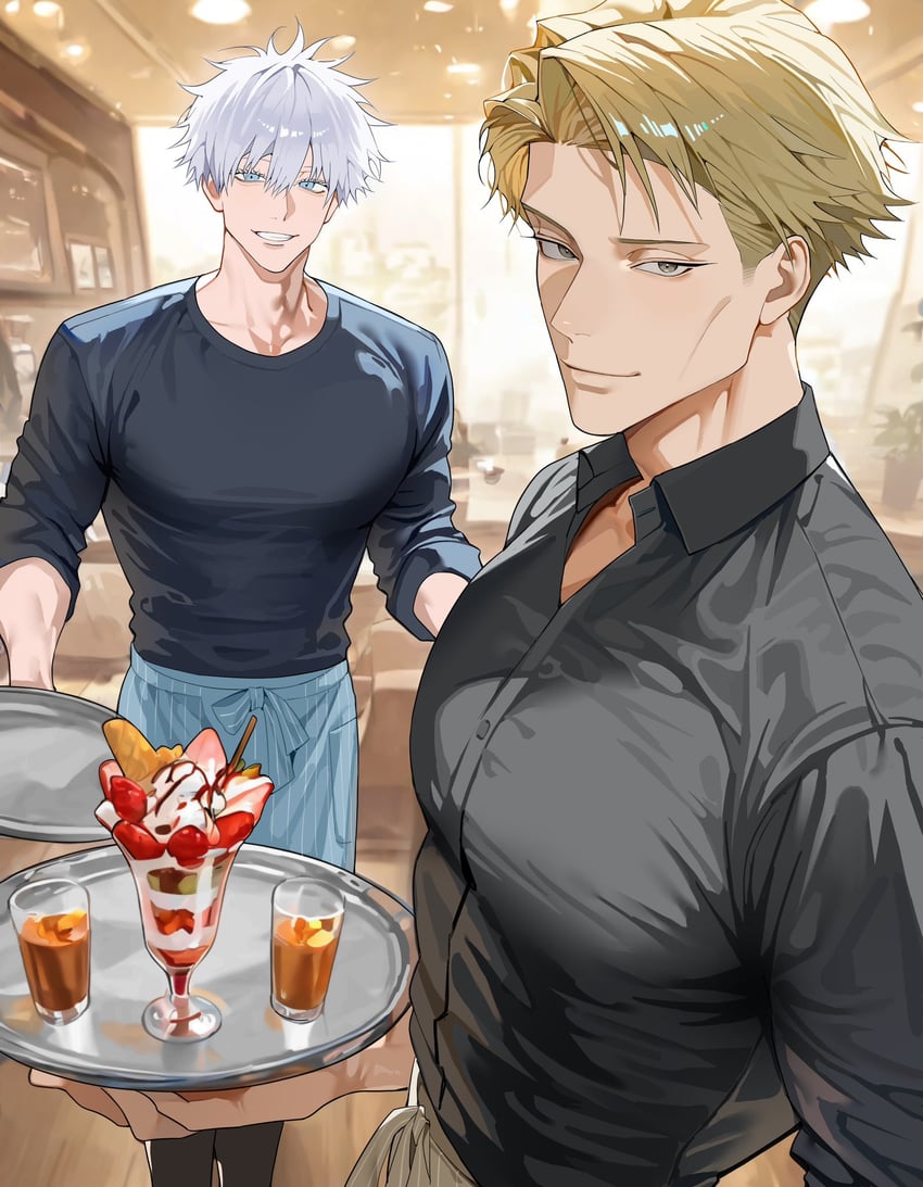 gojou satoru and nanami kento (jujutsu kaisen) drawn by siko_taro