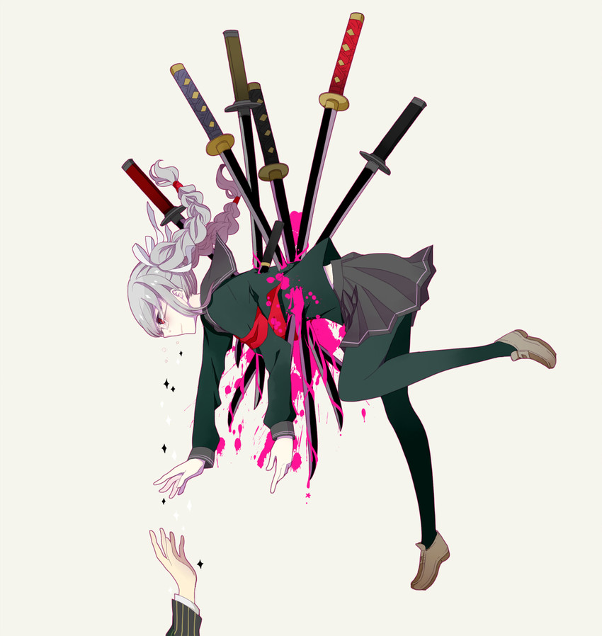 pekoyama peko and kuzuryu fuyuhiko (danganronpa and 1 more) drawn by koame