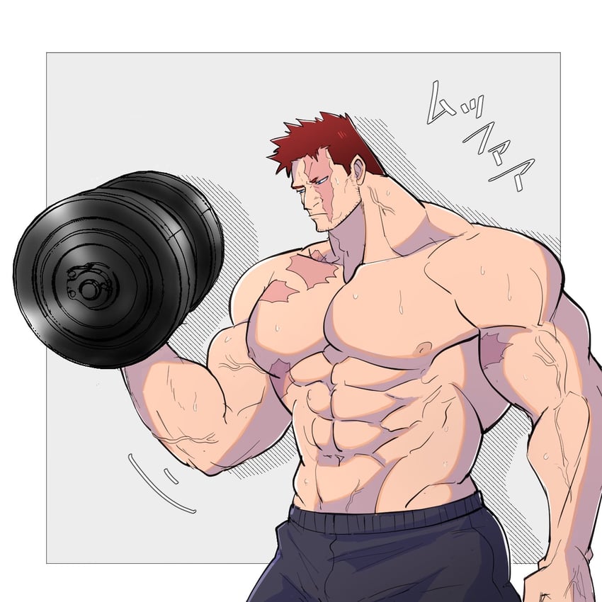 endeavor (boku no hero academia) drawn by mozi_mozi555