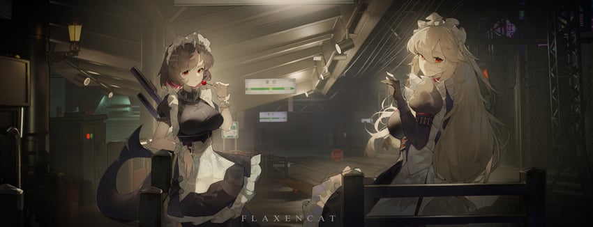 ellen joe and alexandrina sebastiane (zenless zone zero) drawn by yamasede_neiko