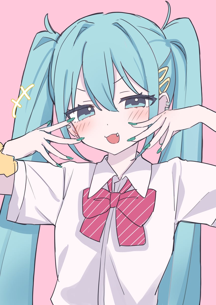 hatsune miku (vocaloid and 1 more) drawn by yukia_1128