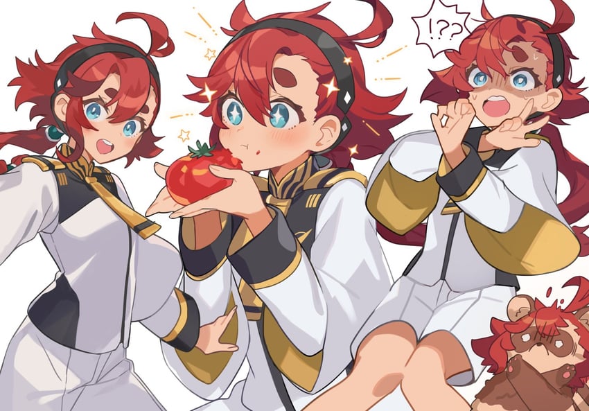 suletta mercury (gundam and 1 more) drawn by kanyoko_(yuzukano_17)