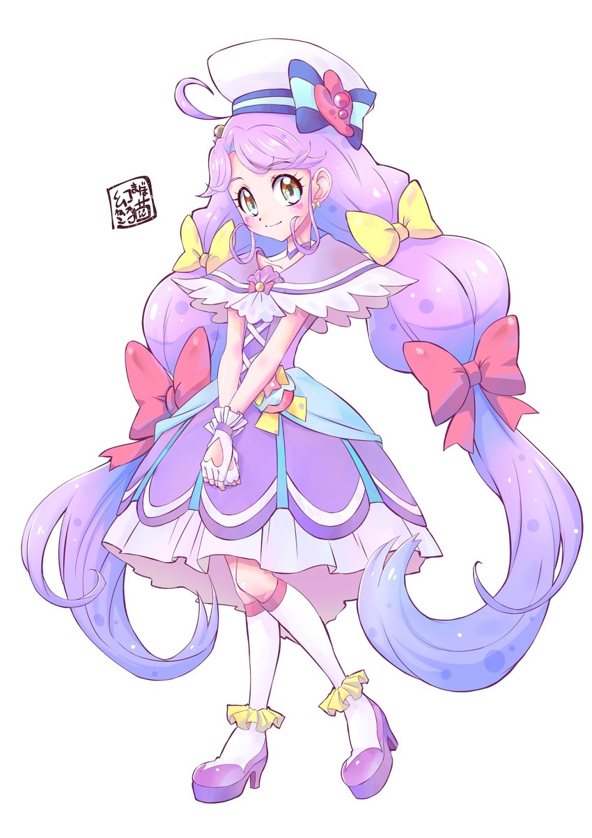 suzumura sango and cure coral (precure and 1 more) drawn by maboroshineko