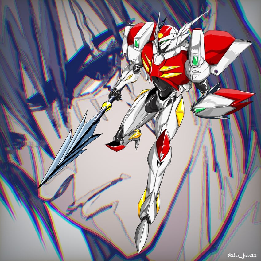 tekkaman blade and aiba takaya (tekkaman blade) drawn by puman2209