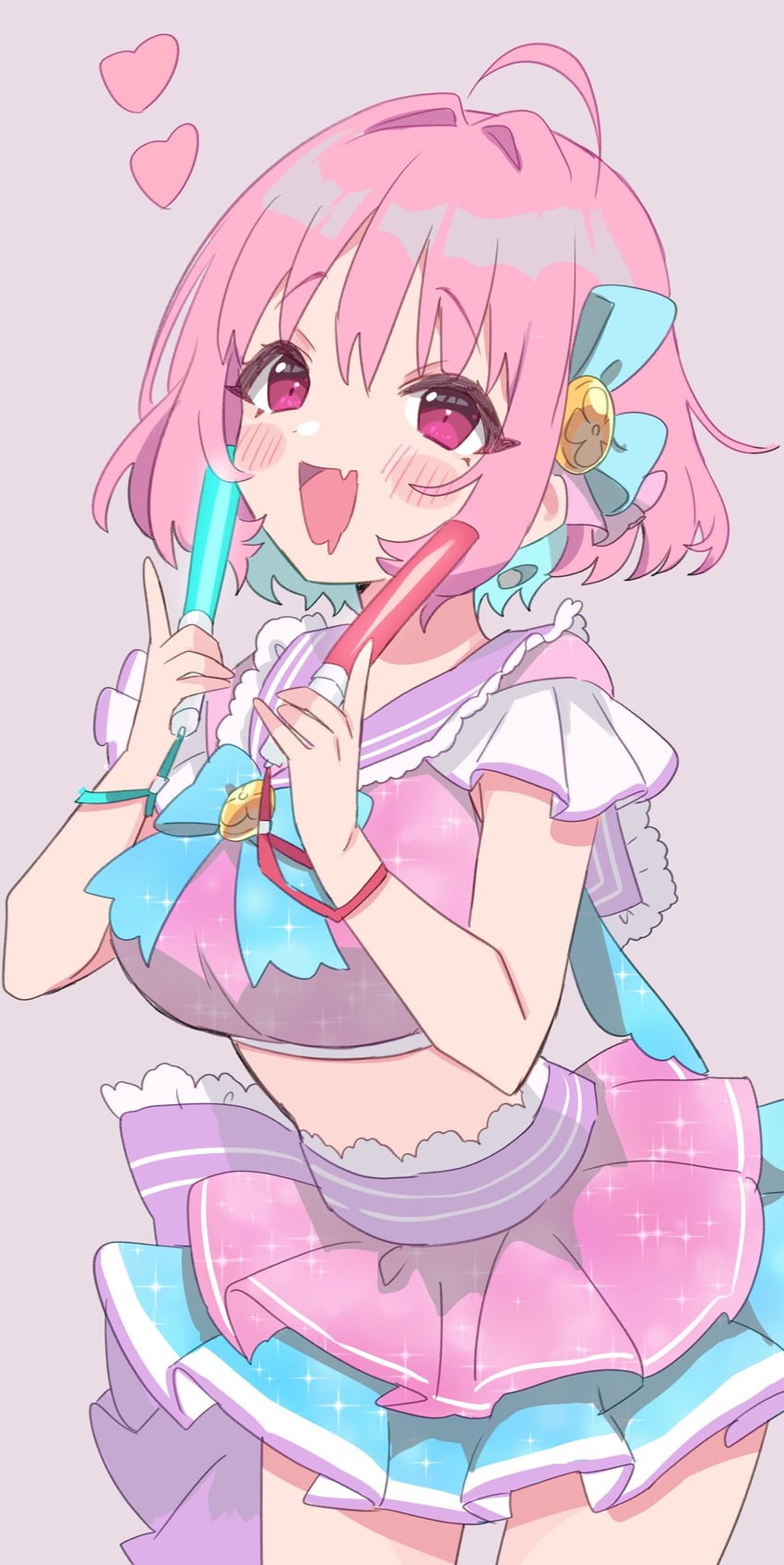 yumemi riamu (idolmaster and 1 more) drawn by sukoyaka_(100hituzi)