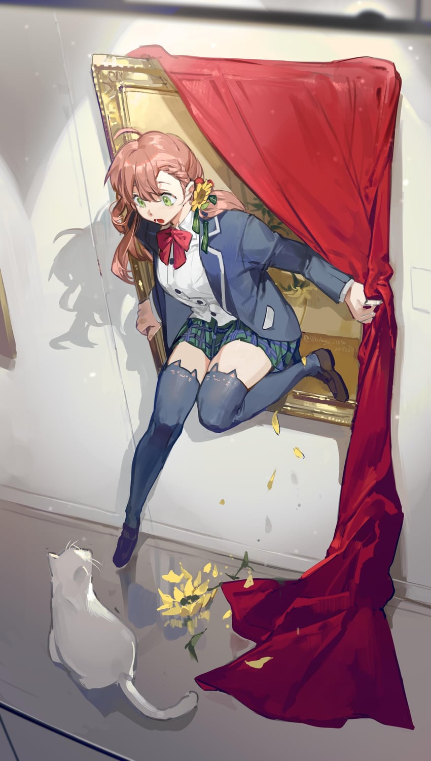 honma himawari (nijisanji and 1 more) drawn by bokyo