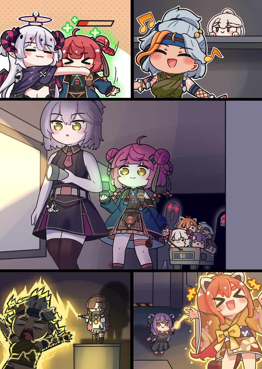 indira naylarissa and silvia valleria (r.e.p.o. and 1 more) drawn by rutorifuki