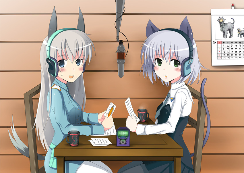 sanya v. litvyak and eila ilmatar juutilainen (world witches series and 1 more) drawn by rosettastone