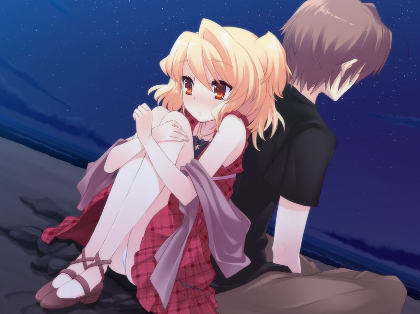 sumeragi amane and katsuragi shou (flyable heart) drawn by ito_noizi