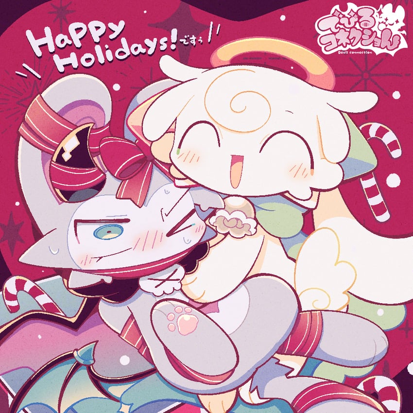 devilun and kupyadel (makemon! and 1 more) drawn by bayachao