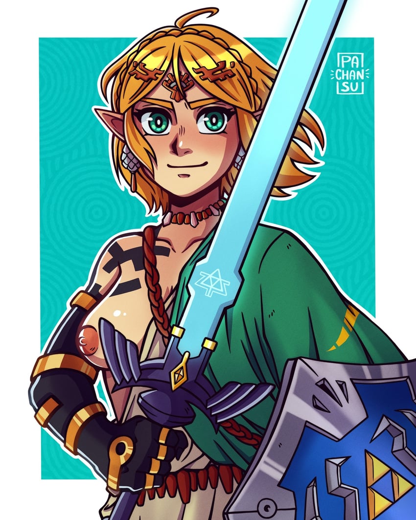 princess zelda (the legend of zelda and 1 more) drawn by pachansu