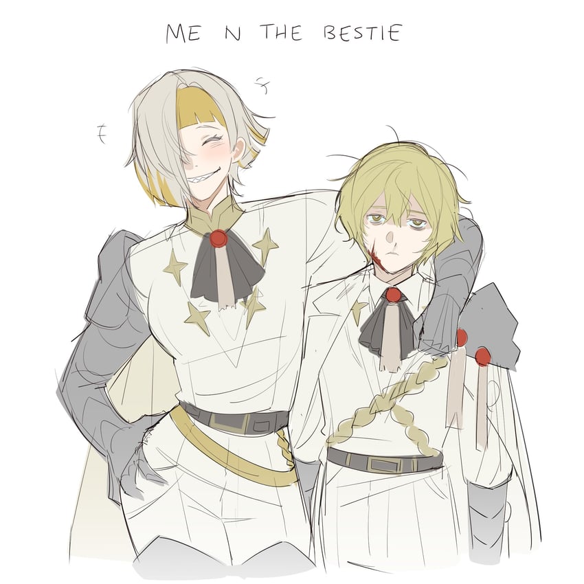 sinclair and kromer (project moon and 1 more) drawn by 70miho
