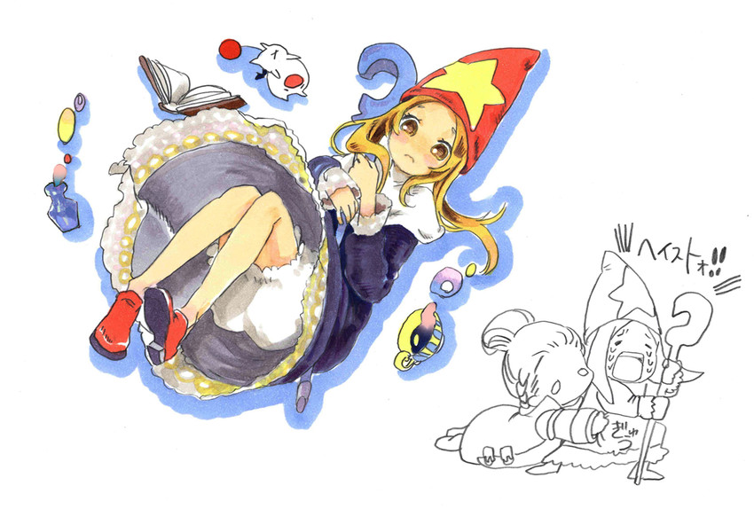 time mage and arithmetician (final fantasy and 1 more) drawn by jolin0323